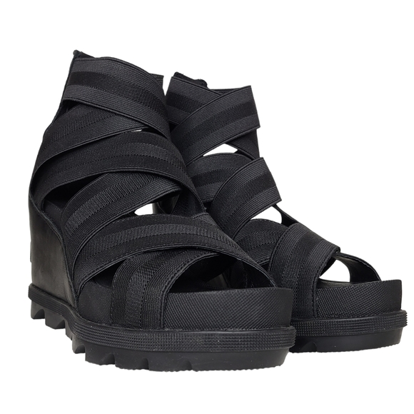 Sorel Shoes - Sorel Joanie II Strap Wedge Sandals NL3269-010 Size 5.5